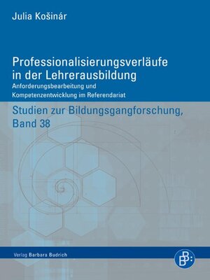 cover image of Professionalisierung in der Lehrerausbildung
